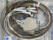 L'électrocardiogramme ECG de BJ-901D Nihon Kohden câblent 10 fil de connexion le connecteur standard européen d'aiguille de 15 bornes