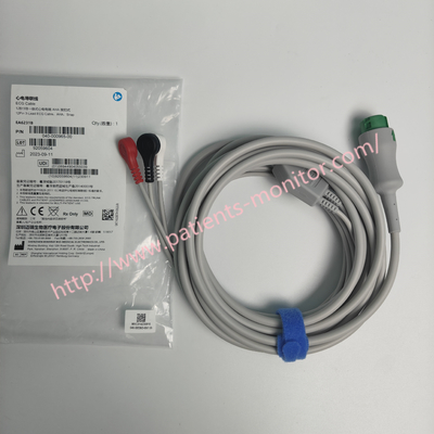 EA6231B PN 040-000965-00 Mindray 12Pin câble ECG à trois conduits AHA Snap